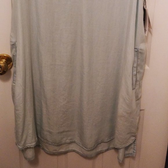 Dex Short Sleeve Denim Dress 2X - Picture 2 of 5